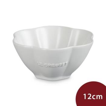 Le Creuset 繁花系列 花形碗 餐碗 飯碗 12cm 棉花白