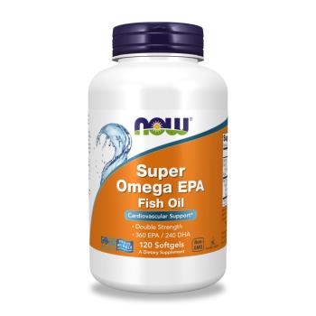 【NOW】超級EPA魚油膠囊1瓶(120顆) /EE型魚油