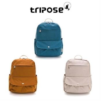 【tripose】DIAZ微皺尼龍輕量抓皺多口袋後背包(多色/2024新款上市)