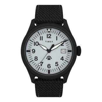 【TIMEX】天美時 遠征系列  42毫米環保再生 輕量戶外手錶 (白x黑TXTW2W34700)
