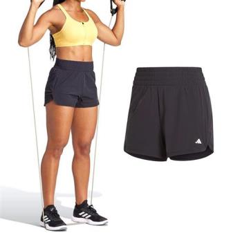 Adidas Pacer LUX SH 女 黑 運動 訓練 健身 高腰 短褲 IN9068