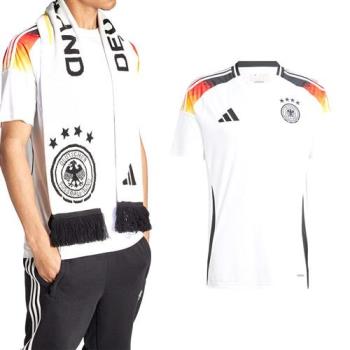 Adidas DFB H JSY 男款 白色 圓領 德國隊 主場足球上衣 吸濕排汗 短袖 IP8139