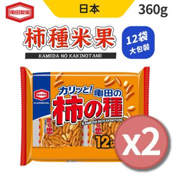 【龜田製菓】 柿種米果分享包 12袋/入【2入組】