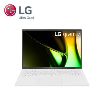 LG樂金 gram 17型極致輕薄 AI 筆電-冰雪白(Ultra 5-16G/512G SSD/Win11) 17Z90S-G.AA54C2
