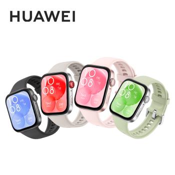 【送HUAWEI智慧手環】HUAWEI Watch Fit 3 1.82吋智慧手環 氟橡膠錶帶款