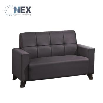 【NEX】愛德華 雙人座/兩人座 乳膠皮沙發(皮沙發/沙發/雙人座)