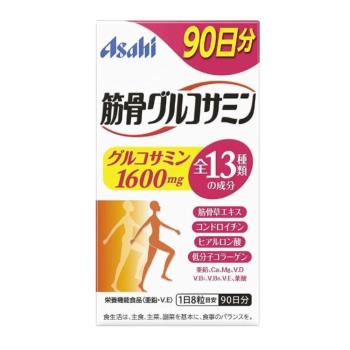 【日本Asahi】朝日 軟骨素+鈣+葡萄糖胺錠(90日/瓶)X1