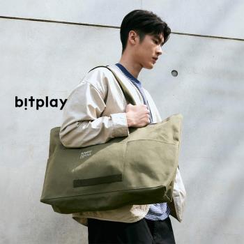 【bitplay】Weekender Canvas Tote 防潑水行旅托特包30L (帆布版)/大容量/旅行/雙層拉鍊/露營/帆布包/戶外/購物袋