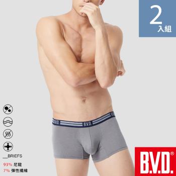 BVD 抗菌消臭速乾貼身平口褲-2件組