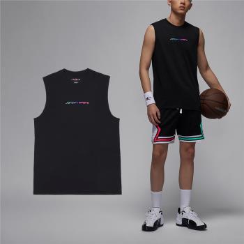 Nike 背心 Jordan Top 男款 黑 速乾 無袖上衣 運動 籃球 HF6590-010