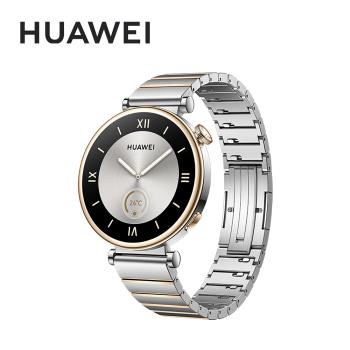 HUAWEI Watch GT4 41mm GPS運動健康智能時尚手錶 尊享款 皓月銀