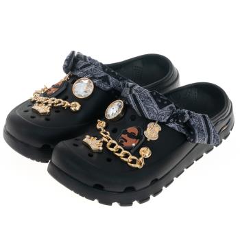 SKECHERS 女鞋 休閒系列涼拖鞋 ARCH FIT FOOTSTEPS - SNOOP DOGG 聯名款 (186010BLK)