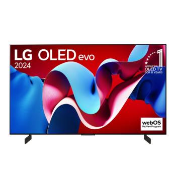 LG樂金 42吋 OLED evo 4K AI 語音物聯網 C4 極緻系列 (可壁掛) OLED42C4PTA