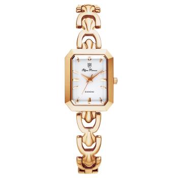 Olym Pianus奧柏 可愛模樣時尚優質腕錶-玫瑰金-2462LR