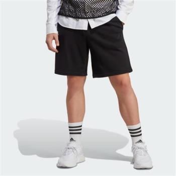 【下殺】Adidas 短褲 男裝 棉褲 黑【運動世界】IC9756