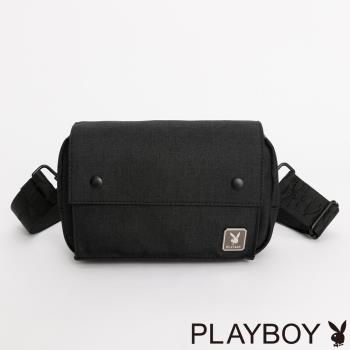 PLAYBOY - 斜背包 Frank系列 - 黑色