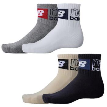 New Balance 襪子 短襪 2入組 白灰/黑米【運動世界】LAS42532AS1/LAS42532AS3
