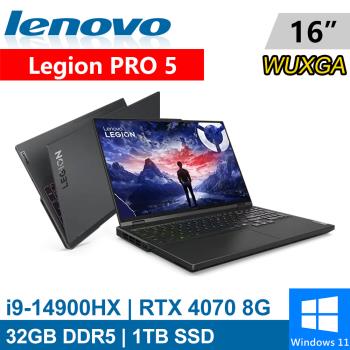 Lenovo Legion PRO 5-83DF00CHTW 16吋 黑(i9-14900HX/32G DDR5/1TB/RTX4070 8G)