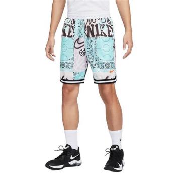Nike 球褲 男裝 印花 籃球 白藍【運動世界】HF6151-418