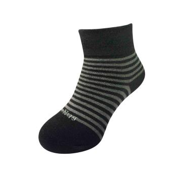【sNug】台灣製機能除臭襪-止滑健康兒童襪-黑灰(兩雙組)