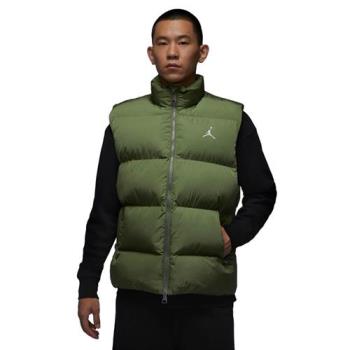 【下殺】Nike 背心外套 男裝 立領 鋪棉 拉鍊口袋 綠【運動世界】FB7308-340
