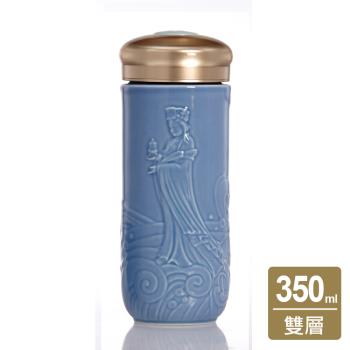 乾唐軒活瓷 | 媽祖守護隨身杯 / 大 / 雙層 / 3色 350ml