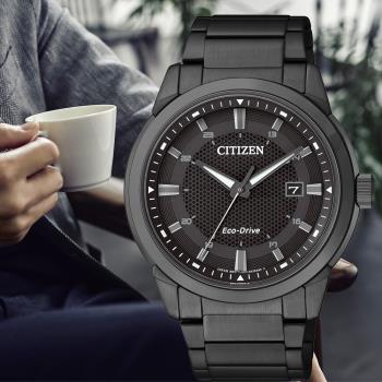 CITIZEN 星辰 光動能簡約紳士腕錶-41mm BM7145-51E