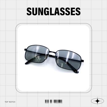 【GUGA】偏光金屬太陽眼鏡 感光變色鏡片方框款 全天候適用 UV400 100%紫外線 不鏽鋼材質 5090
