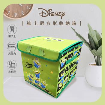 Disney迪士尼 麻布收納箱/方形摺疊收納箱