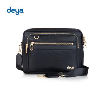 deya posh 輕盈時尚側背包-黑色