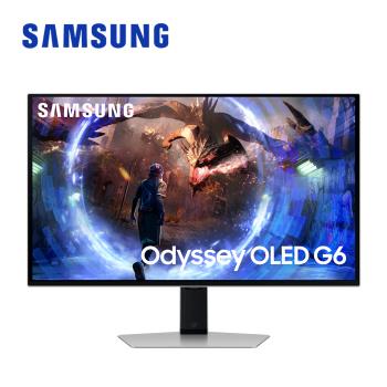 SAMSUNG 27吋 Odyssey OLED G6 平面電競顯示器 S27DG602SC