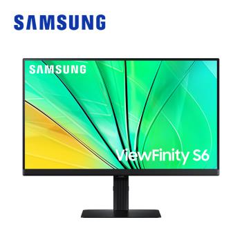 SAMSUNG 24吋 ViewFinity S6 QHD 高解析度平面顯示器 S24D606EAC