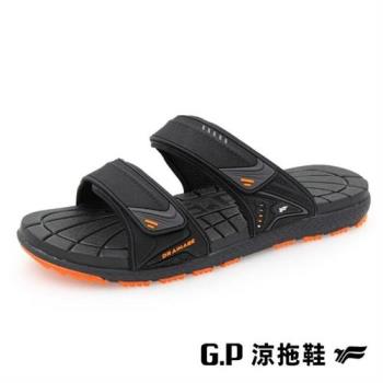G.P 男款經典休閒舒適雙帶拖鞋G9363-橘色(SIZE:37-44 共二色) GP