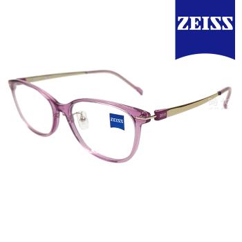 【ZEISS 蔡司】光學鏡框 ZS23715LB 665 方框眼鏡 輕盈質感 薔薇粉 粉色框 52mm