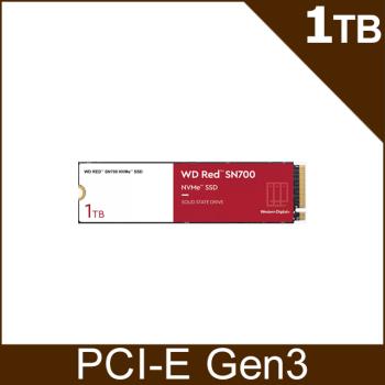 WD威騰 Red紅標 SN700 NVMe SSD 1TB (WDS100T1R0C)