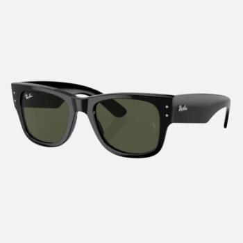 【RayBan 雷朋】膠框太陽眼鏡(RB0840SF-901/31 52mm) 