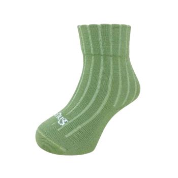 【sNug】台灣製機能除臭襪-止滑健康中筒兒童襪-酪梨綠(兩雙組)