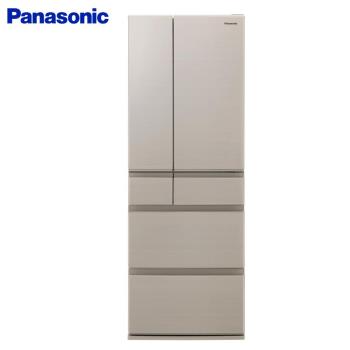 Panasonic 國際牌 501公升日本製一級能效六門變頻冰箱(香檳金)NR-F509XT-N1-庫