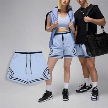Nike 短褲 Jordan Sport Diamond 男女款 藍黑 速乾 抽繩 籃球 運動褲 球褲 褲子 FQ2990-441