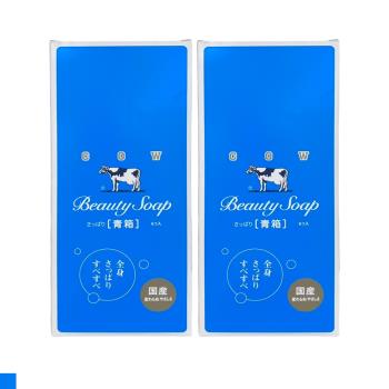 日本 牛乳石鹼 牛乳香皂 藍盒 6入/盒 2盒組