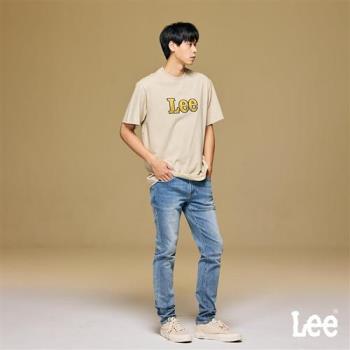 Lee 男款 706 貓鬚刷白 馬毛皮牌 低腰合身窄管牛仔褲 Modern