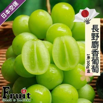 【成城農產】日本空運長野麝香葡萄禮盒(1串/300g/盒)