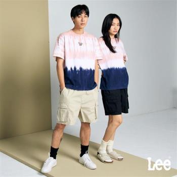 Lee 男女同款 寬鬆版 素色 鬆緊褲頭 五口袋 工裝短褲 休閒短褲 Modern & FITS’ EM ALL