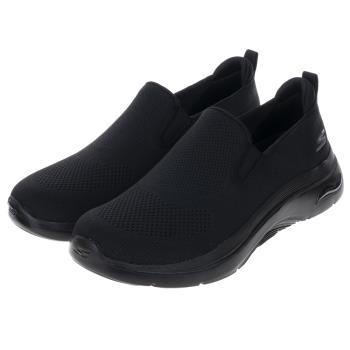 SKECHERS 男鞋 健走系列 GO WALK ARCH FIT 2.0 (216518BBK)