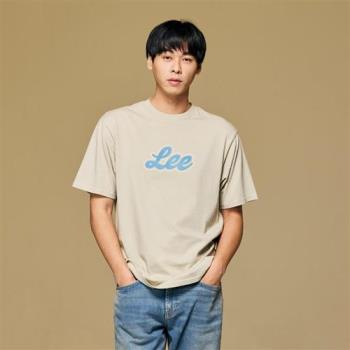 Lee 男款 寬鬆版 胸前草寫 LOGO印花 短袖T恤 Modern