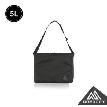 【GREGORY】5L Easy Messenger Al輕量斜背包  聚焦黑 GG138242