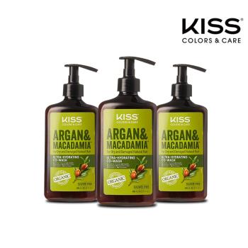 【KISS】以色列摩洛哥油堅果洗護洗髮精400ML*3入組