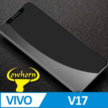 VIVO V17 2.5D曲面滿版 9H防爆鋼化玻璃保護貼 黑色