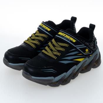 SKECHERS 童鞋 男童系列燈鞋 MEGA-SURGE - DC 蝙蝠俠 (407108LBKMT)