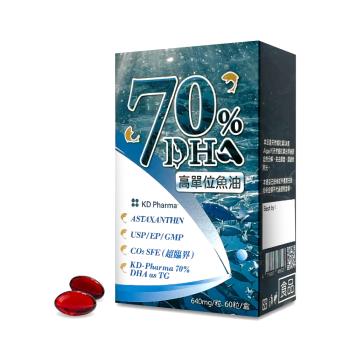 魚油70%DHA(60顆/盒)